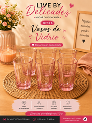 Vaso de Vidrio Ref:
