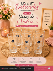 Vaso de Vidrio Ref: