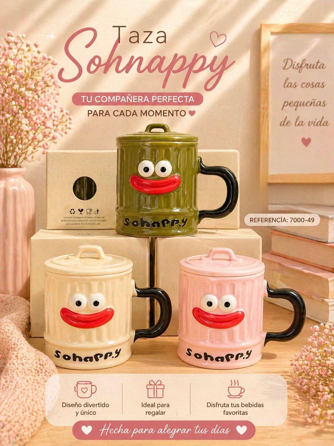 Mug Cerámica Decorativa Ref:7000-49