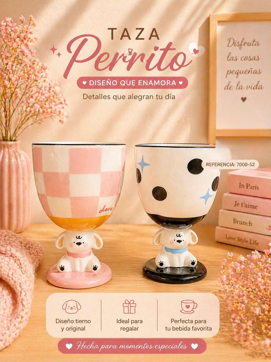 Mug Cerámica Decorativa Ref:7000-52