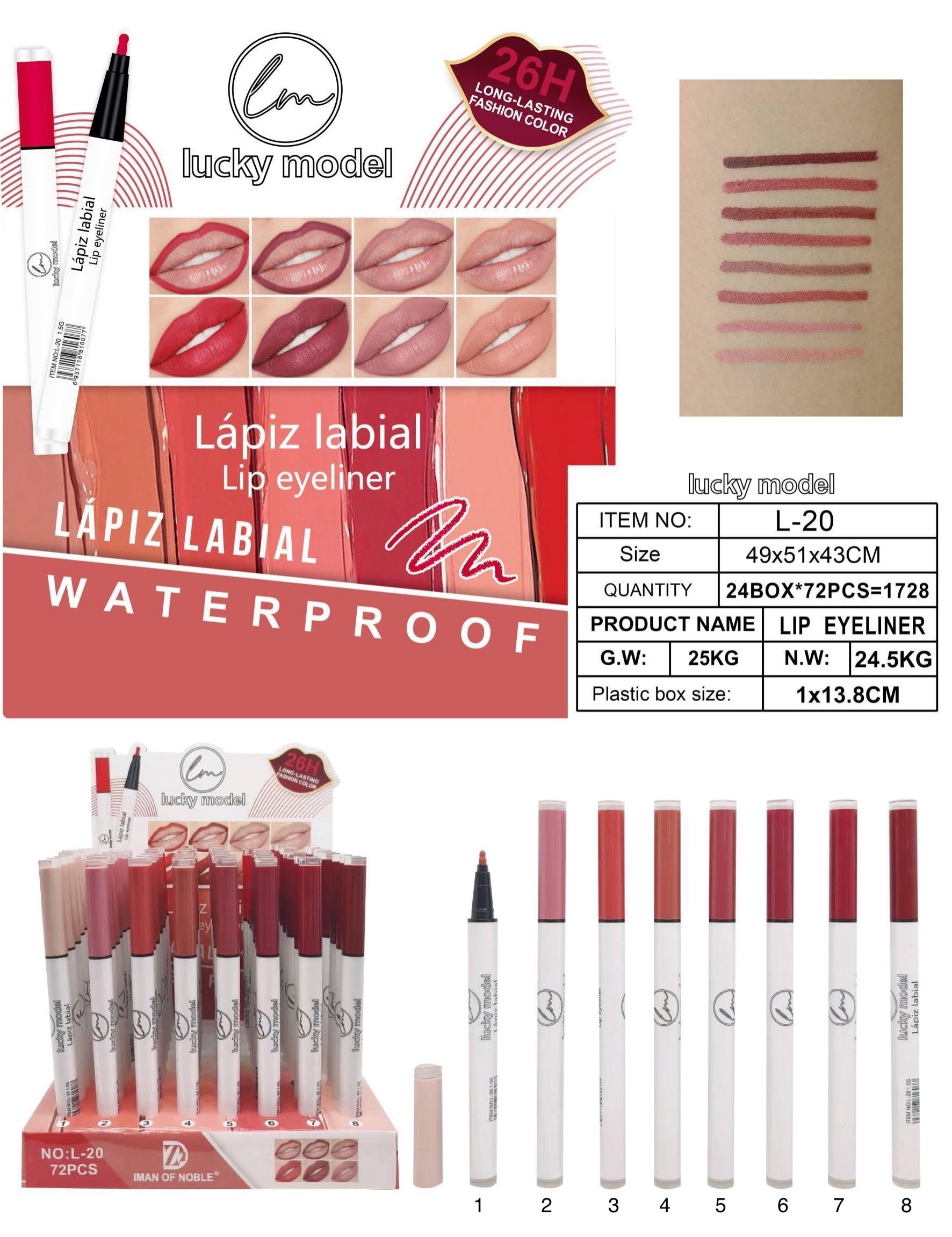 LAPIZ LABIAL Ref:L-20