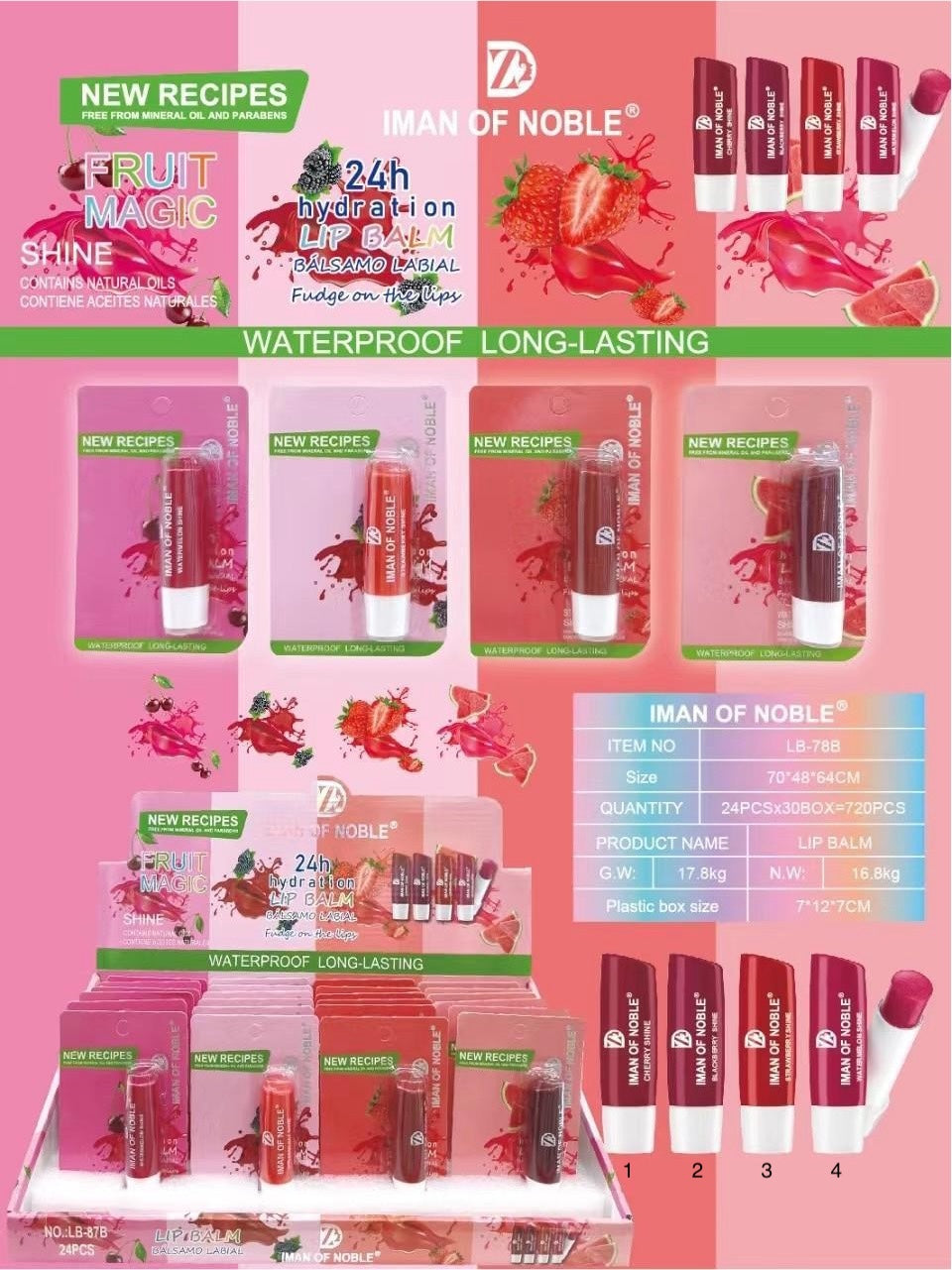 HIDRATANTE DE LABIOS Ref:LB-87B